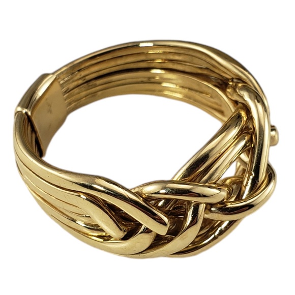 14 Karat Yellow Gold Puzzle Ring Size 9.75 #18654 - Picture 3 of 6